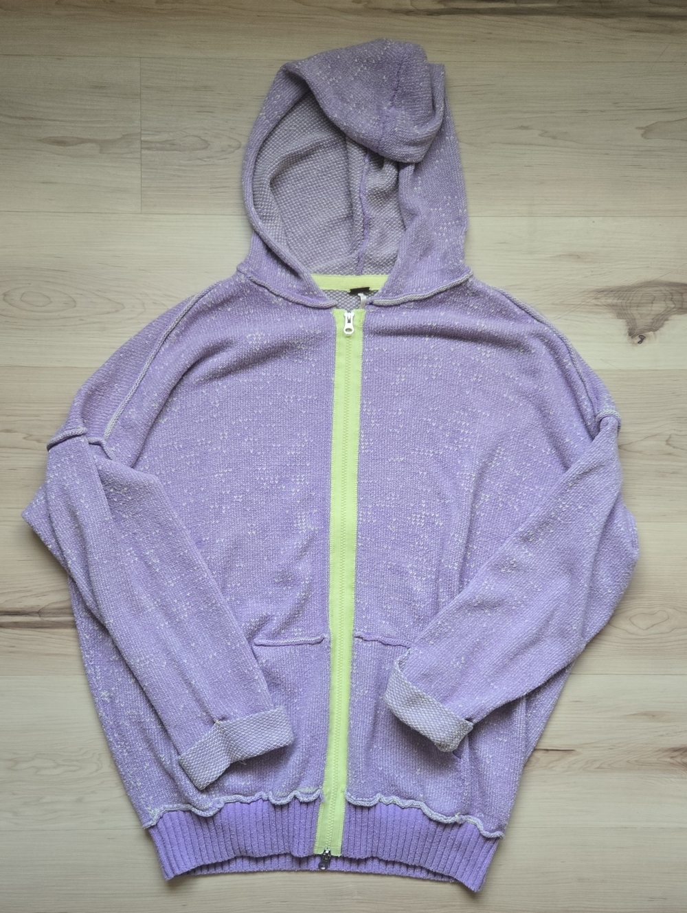 Free People In Bloom Knit Hoodie, Size S